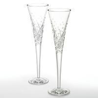 Enhance each toast you make at every special occasion. With cuts designed to represent the bubbles in champagne, these flutes are perfect for any celebratory occasion. Birthdays, weddings or everday, you will enjoy toasting the happy celebrants with the brilliance and refinement reflected in your Waterford Crystal toasting flutes. Set of 2; 5 oz. Enhance each toast you make at every special occasion. With cuts designed to represent the bubbles in champagne, these flutes are perfect for any celebratory occasion. Birthdays, weddings or everday, you will enjoy toasting the happy celebrants with the brilliance and refinement reflected in your Waterford Crystal toasting flutes. Set of 2; 5 oz.