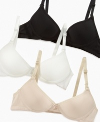 Offering ultimate comfort and support, this Calvin Klein demi underwire bra has convertible straps so she can wear it with every silhouette in her wardrobe. Offering ultimate comfort and support, this Calvin Klein demi underwire bra has convertible straps so she can wear it with every silhouette in her wardrobe.