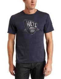 NBA New Jersey Nets Better Logo Tri Blend Tee, Navy, X-Large NBA New Jersey Nets Better Logo Tri Blend Tee, Navy, X-Large