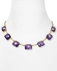 One special piece is all it takes: Transform your look with this Carolee stone necklace, which features bold stone detailing, set off by polished gold plate. One special piece is all it takes: Transform your look with this Carolee stone necklace, which features bold stone detailing, set off by polished gold plate.