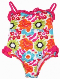 Pink Platinum Toddler Girls 2-4T Spring Flower Garden UV Ptotected Swimsuit Pink Platinum Toddler Girls 2-4T Spring Flower Garden UV Ptotected Swimsuit