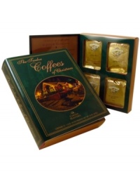 Wake up every morning with the fresh flavors of the season! Presented in a classic gift box, this set contains twelve different coffee flavors from Coffee Masters: Breakfast Blend, Butter Pecan, Caramel Kiss, Christmas Cookie, Cranberry Crème Brulee, French Roast, French Vanilla, Hazelnut, Jamaican Me Crazy, Royal House Blend, Turtle Sundae, Vanilla Nut Crème. Perfect as a gift for any coffee connoisseur! Wake up every morning with the fresh flavors of the season! Presented in a classic gift box, this set contains twelve different coffee flavors from Coffee Masters: Breakfast Blend, Butter Pecan, Caramel Kiss, Christmas Cookie, Cranberry Crème Brulee, French Roast, French Vanilla, Hazelnut, Jamaican Me Crazy, Royal House Blend, Turtle Sundae, Vanilla Nut Crème. Perfect as a gift for any coffee connoisseur!
