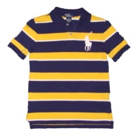 Polo Ralph Lauren Big Pony Striped Boys Polo (2 Colors) Polo Ralph Lauren Big Pony Striped Boys Polo (2 Colors)