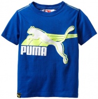 Puma - Kids Boys 2-7 Little Formstripe Tee, Blue, 6 Puma - Kids Boys 2-7 Little Formstripe Tee, Blue, 6