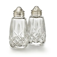 Classic dining table accessories from the most classic of collections, our Lismore salt and pepper shakers blend the brilliance of crystal and silver to create perfection on your table and on your plate. 4 high. Classic dining table accessories from the most classic of collections, our Lismore salt and pepper shakers blend the brilliance of crystal and silver to create perfection on your table and on your plate. 4 high.