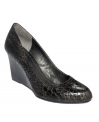 An amazing heel that will take you from dusk 'til dawn. Adrienne Vittadini's Media wedge pumps will be an instant favorite. An amazing heel that will take you from dusk 'til dawn. Adrienne Vittadini's Media wedge pumps will be an instant favorite.