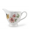 Serving pieces coordinate with the mix-and-match dinnerware for a complete customized collection. In varied floral and butterfly designs.