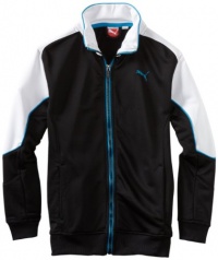 Puma - Kids Boys 2-7 Tech Jacket, Black, Large Puma - Kids Boys 2-7 Tech Jacket, Black, Large