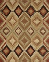 5' x 8' Rectangular Momeni Area Rug VERANVR-41BLK5080 Black Color Hand Hooked in China Veranda Collection Outdoor