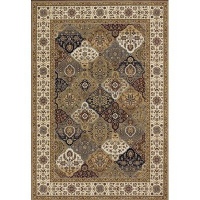 Couristan 6380/5987 Everest Mosaic Panel/Crimson-Multi 5-Feet 3-Inch by 7-Feet 6-Inch Rug Couristan 6380/5987 Everest Mosaic Panel/Crimson-Multi 5-Feet 3-Inch by 7-Feet 6-Inch Rug