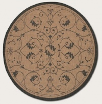 Couristan 1583/2500 Recife Veranda 8-Feet 6-Inch Round Rug, Cocoa Couristan 1583/2500 Recife Veranda 8-Feet 6-Inch Round Rug, Cocoa