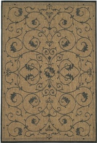 Couristan 1583/2500 Recife Veranda 7-Feet 6-Inch Round Rug, Cocoa Couristan 1583/2500 Recife Veranda 7-Feet 6-Inch Round Rug, Cocoa