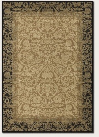 Couristan 1284/4898 Everest Fontana/Gold-Black 2-Feet by 3-Feet 7-Inch Rug Couristan 1284/4898 Everest Fontana/Gold-Black 2-Feet by 3-Feet 7-Inch Rug