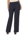 Alfani's straight leg plus size pants are wear-to-work basics-- pair them with the latest blouses and shirts! (Clearance)