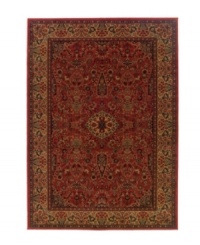 Classic style meets modern technology. Fashioned using the most advanced method available for heat-set polypropylene, the Everest Ardebil collection features an intricate dance of shapes, pattern, burgundies and browns. Super-dense power-loom weave creates a natural appearance without sacrificing the soft luxury finish of hand-woven rugs. One-year limited warranty (defects due to manufacturing). Classic style meets modern technology. Fashioned using the most advanced method available for heat-set polypropylene, the Everest Ardebil collection features an intricate dance of shapes, pattern, burgundies and browns. Super-dense power-loom weave creates a natural appearance without sacrificing the soft luxury finish of hand-woven rugs. One-year limited warranty (defects due to manufacturing).