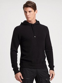 An athletic staple gets a luxe upgrade from a soft cashmere construction for a look that exudes relaxed refinement.Drawstring hoodCashmereDry cleanMade in Italy An athletic staple gets a luxe upgrade from a soft cashmere construction for a look that exudes relaxed refinement.Drawstring hoodCashmereDry cleanMade in Italy