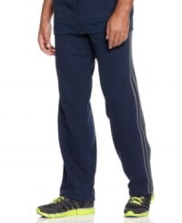 Whether you're running on the track or running errands, adidas has you covered in these fashionable and comfortable track pants. Whether you're running on the track or running errands, adidas has you covered in these fashionable and comfortable track pants.