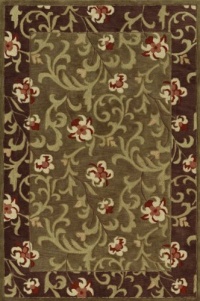 Dalyn Rugs Galleria Gl 3 Tobacco, 8-Feet by 10-Feet