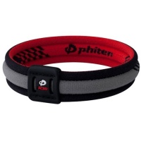 Phiten Titanium Bracelet X30 Edge, Red / Black, 7.5 Inch Phiten Titanium Bracelet X30 Edge, Red / Black, 7.5 Inch