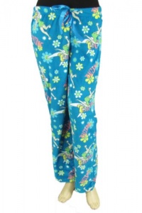 Disney Tinkerbell Polar Fleece Drawstring Lounge Pajama Pants Tinker Bell Tink Aqua Disney Tinkerbell Polar Fleece Drawstring Lounge Pajama Pants Tinker Bell Tink Aqua