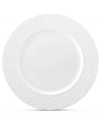 Set the tone with the white bone china of Devore dinnerware. A matte, organic texture lends chic distinction to an accent plate that's equally suited for fine dinner parties and every day of the week. From Donna Karan by Lenox. Set the tone with the white bone china of Devore dinnerware. A matte, organic texture lends chic distinction to an accent plate that's equally suited for fine dinner parties and every day of the week. From Donna Karan by Lenox.