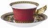 Versace Medusa 6 1/3-Inch Saucer, Red