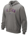 Keep warm as you root for the LSU Tigers in this hoodie by Nike.