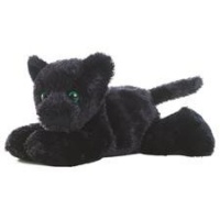 Aurora ONYX BLACK PANTHER 8 Mini Flopsie Plush Beanbag Aurora ONYX BLACK PANTHER 8 Mini Flopsie Plush Beanbag