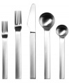 Pure modern. With a minimalist structure and matte finish in durable stainless steel, the Pure flatware set has the combination of form and function that everyday meals demand. Go all out with the Pure hostess set, also by Gourmet Settings.