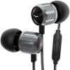 V-MODA Bass Freq Metal 1-Button Mic In-Ear Noise-Isolating Headphone for Android/Windows/Blackbery (Gunmetal Black)