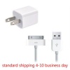 USB Power Wall Charger + Syn Data Cable for Apple iPod Touch iPhone 4 4S 3G 3GS