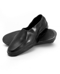 Go ahead, make a splash. Completely waterproof, these shoe rubbers protect your shoes from the damaging effects of rain, snow and salt. Go ahead, make a splash. Completely waterproof, these shoe rubbers protect your shoes from the damaging effects of rain, snow and salt.
