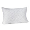 A chic pillow sham with a hand-stitched feel. The DKNY Pure Inspiration collection elevates the simplest bedroom decor.