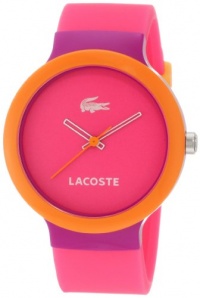 Lacoste GOA Pink Dial Pink Strap Unisex Watch 2020002 Lacoste GOA Pink Dial Pink Strap Unisex Watch 2020002