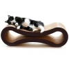 PetFusion Cat Scratcher Lounge - Deluxe (Walnut Brown)