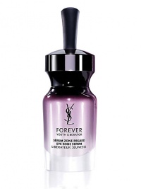 Say goodbye to under-eye circles and fine lines with Yves Saint Laurent's first ever eye-zone serum. Specifically designed to target the delicate eye area, this formula is also powered by our exclusive GlycanactifTM complex to visibly reverse signs of aging around the eye area. After one month, 67% of women noticed a reduction of fine lines and under-eye bags. Made in France. 0.5 oz. Say goodbye to under-eye circles and fine lines with Yves Saint Laurent's first ever eye-zone serum. Specifically designed to target the delicate eye area, this formula is also powered by our exclusive GlycanactifTM complex to visibly reverse signs of aging around the eye area. After one month, 67% of women noticed a reduction of fine lines and under-eye bags. Made in France. 0.5 oz.