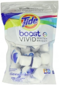 Tide Boost Vivid White + Bright He In-Wash Booster 28 Count Tide Boost Vivid White + Bright He In-Wash Booster 28 Count