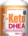 Jarrow Formulas Seven (7)-Keto DHEA (Dehydroepiandrosterone), 100mg, 30 Capsules