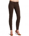 7 For All Mankind Women's Crop Skinny With Ankle Zip Pant in Wren