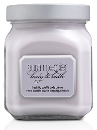 Just as milk nourishes your body, the active ingredients in Laura Mercier's Soufflé Body Créme instantly nourish your skin. This silky smooth créme, with its lightly whipped feel and delicious Fresh Fig scent, enriches the skin with much-deserved Vitamin A, C and E derivatives. Grape Seed, Macadamia Nut and Rice Brand.Oil condition the skin while Fig Extract and Honey offer soothing benefits. Sweet Almond and Rice Proteins, along with Pro-Vitamin B-5 provide moisture balance and protection. Just as milk nourishes your body, the active ingredients in Laura Mercier's Soufflé Body Créme instantly nourish your skin. This silky smooth créme, with its lightly whipped feel and delicious Fresh Fig scent, enriches the skin with much-deserved Vitamin A, C and E derivatives. Grape Seed, Macadamia Nut and Rice Brand.Oil condition the skin while Fig Extract and Honey offer soothing benefits. Sweet Almond and Rice Proteins, along with Pro-Vitamin B-5 provide moisture balance and protection.