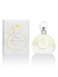 A new jewel-fragrance, rare and precious to celebrate an exceptional woman. A sparkling and memorable fragrance which underlines the naturalistic poetry of Van Cleef & Arpels. The white lacquered bottle reflects the delicate softness of Un Air de First, as the clear raindrop reveals the color of the juice and infuses the bottle with light. The packaging is very elegant in pearly white paper. A new jewel-fragrance, rare and precious to celebrate an exceptional woman. A sparkling and memorable fragrance which underlines the naturalistic poetry of Van Cleef & Arpels. The white lacquered bottle reflects the delicate softness of Un Air de First, as the clear raindrop reveals the color of the juice and infuses the bottle with light. The packaging is very elegant in pearly white paper.