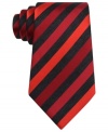Bold stripes take this Kenneth Cole Reaction tie beyond just the basics.