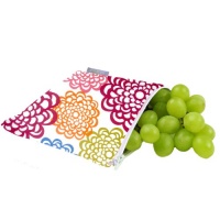 Itzy Ritzy Snack Happens Reusable Snack Bag, Fresh Bloom