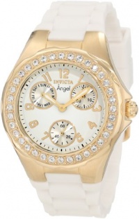 Invicta Women's 1644 Angel Jelly Fish Crystal Accented White Dial Watch Invicta Women's 1644 Angel Jelly Fish Crystal Accented White Dial Watch