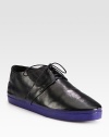 A vibrant-hued platform freshens this lace-up leather staple. Painted rubber platform, ¾ (20mm)Leather upperLeather liningRubber solePadded insoleMade in ItalyOUR FIT MODEL RECOMMENDS ordering true size. 