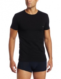 Emporio Armani Men's Cotton Stretch Crew Neck Tee Emporio Armani Men's Cotton Stretch Crew Neck Tee