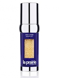 Skin Caviar Liquid Lift, an age defying serum joins the iconic Skin Caviar Collection. One drop helps to lift, firms, and provide a long-lasting tensing effect to skin. Reflecting the heritage of our Skin Caviar Beads, the very essence of lifting, this modern day next generation formula contains scientific advancements that create this lifting phenomenon. Past damage recedes as existing cells are rejuvenated, and new ones are super-charged, nourished, and protected. Skin Caviar Liquid Lift, an age defying serum joins the iconic Skin Caviar Collection. One drop helps to lift, firms, and provide a long-lasting tensing effect to skin. Reflecting the heritage of our Skin Caviar Beads, the very essence of lifting, this modern day next generation formula contains scientific advancements that create this lifting phenomenon. Past damage recedes as existing cells are rejuvenated, and new ones are super-charged, nourished, and protected.