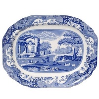 Spode Blue Italian Oval Platter Spode Blue Italian Oval Platter