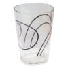 Corelle Coordinates Simple Lines 8-Ounce Acrylic Square Glasses, Set of 6