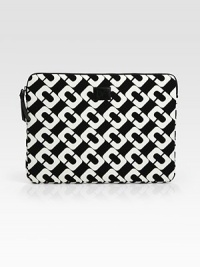 Signature-print neoprene zip around your laptop for a stylish, protective cover.Zip-around closureMagnetic top closureFully lined13¼W X 10H X 1DImportedPlease note: Laptop not included.